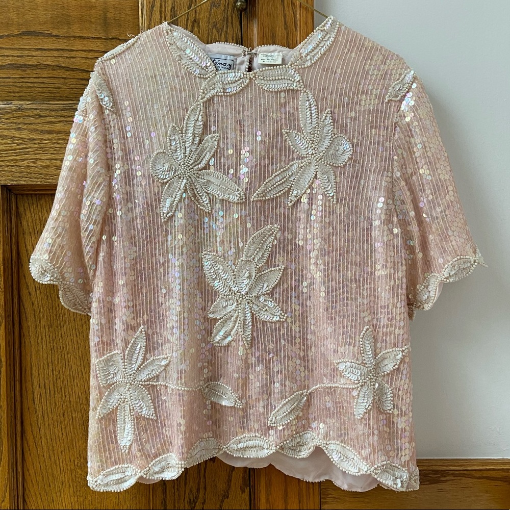 Vintage Sequin Top